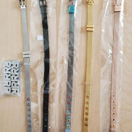 Stainless Steel Mesh Bracelet - Silver - Party Expo