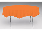 Sunkissed Orange Octagon Round Table Cover - SKU:703282 - UPC:073525813165 - Party Expo