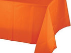 Sunkissed Orange Plastic Table cover 54x108 - SKU:01192- - UPC:039938002008 - Party Expo