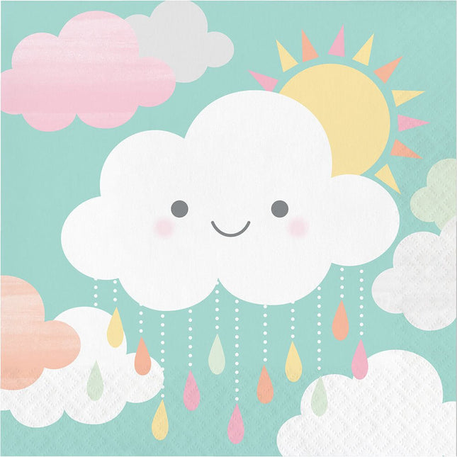 Baby Shower - Sunshine Lunch Napkins (16ct) - SKU:331526 - UPC:039938500597 - Party Expo