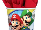 Super Mario - 9oz Paper Cups (8ct) - SKU:581554 - UPC:013051595678 - Party Expo