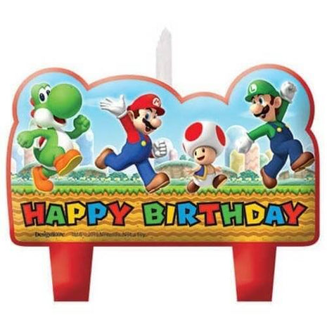Super Mario - Birthday Candle Set - SKU:171554 - UPC:013051600112 - Party Expo