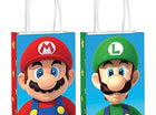 Super Mario - Printed Paper Kraft Bag - SKU:160726 - UPC:192937228975 - Party Expo