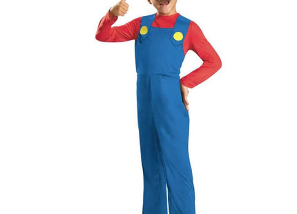 Super Mario - Classic Costume - M (7-8) - SKU:73689K - UPC:039897736891 - Party Expo