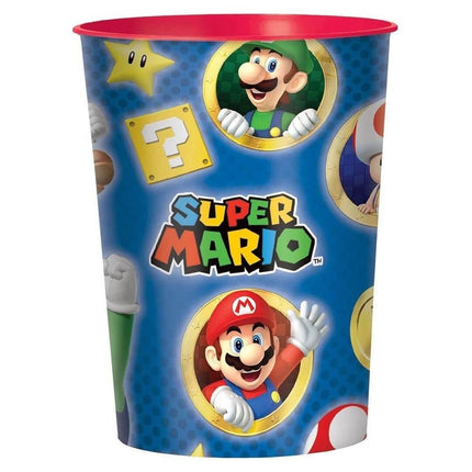 Super Mario Plastic Favor Cup - SKU:420214 - UPC:192937228944 - Party Expo