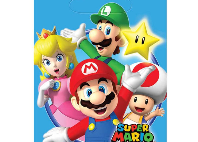 Super Mario - Loot Bags - SKU:371554 - UPC:013051600013 - Party Expo