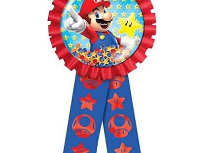 Super Mario - Merit Award Ribbon - SKU:211554 - UPC:013051601096 - Party Expo