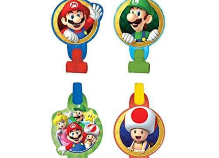 Super Mario - Party Paper Blowouts - SKU:331554 - UPC:013051600020 - Party Expo