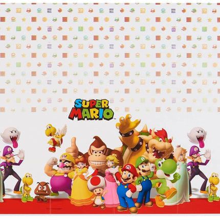 Super Mario - Plastic Tablecover - SKU:571554 - UPC:013051595517 - Party Expo