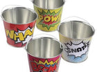 Superhero Mini Buckets (1 count) - SKU:TU242 - UPC:049392290842 - Party Expo