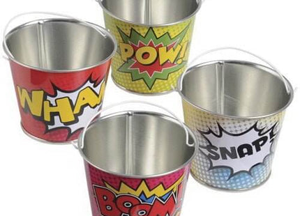 Superhero Mini Buckets (1 count) - SKU:TU242 - UPC:049392290842 - Party Expo