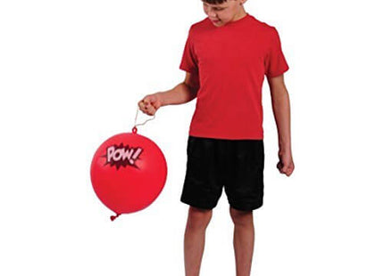 Superhero Punch Ball Latex Balloon (1ct) - SKU:GS835 - UPC:049392291665 - Party Expo