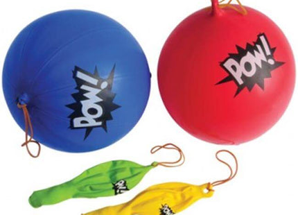 Superhero Punch Ball Latex Balloon (1ct) - SKU:GS835 - UPC:049392291665 - Party Expo