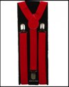 Suspender Red - SKU:SP1901 - UPC:831687026119 - Party Expo