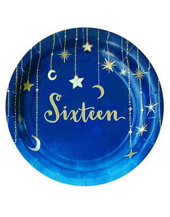 Sweet 16/Starry Night 7" Plate Party Expo  