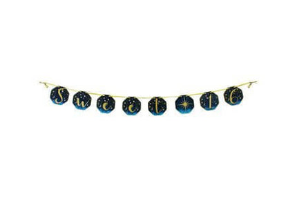 Sweet 16/Starry Night Banner - SKU:40089 - UPC:654082400892 - Party Expo