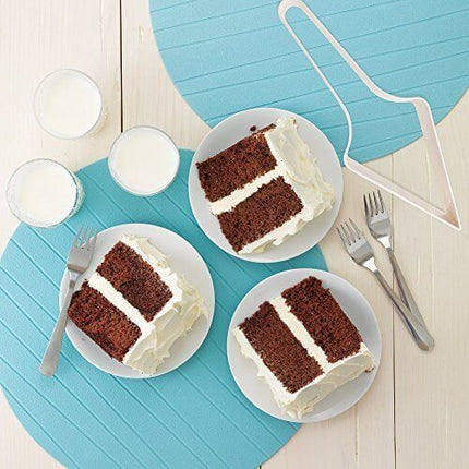 Sweet Creations - 8 Portion Cake Cutter, Slicer, and Server - SKU:77160 - UPC:076753047784 - Party Expo