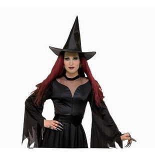 Taffeta Witch Hat -Adult - SKU:21130 - UPC:721773211300 - Party Expo
