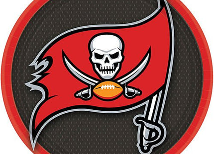 Tampa Bay Buccaneers - 9" Paper Plates (8ct) - SKU:5523531 - UPC:013051531621 - Party Expo