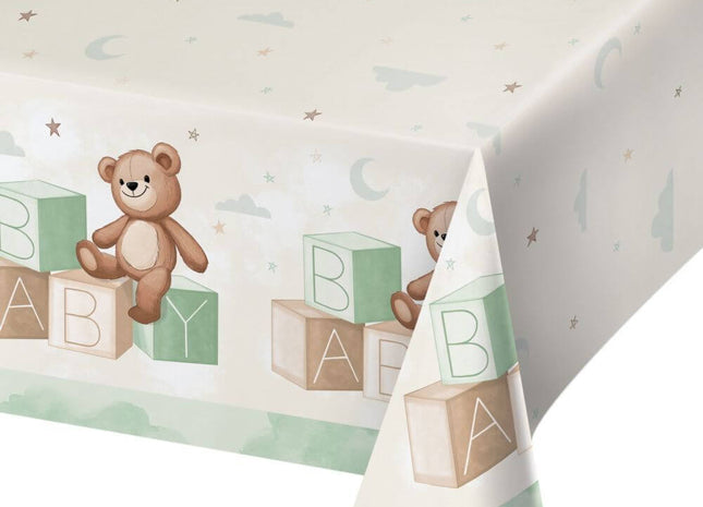 Teddy Bear All Over Print Paper Tablecover - SKU:368276 - UPC:039938982287 - Party Expo