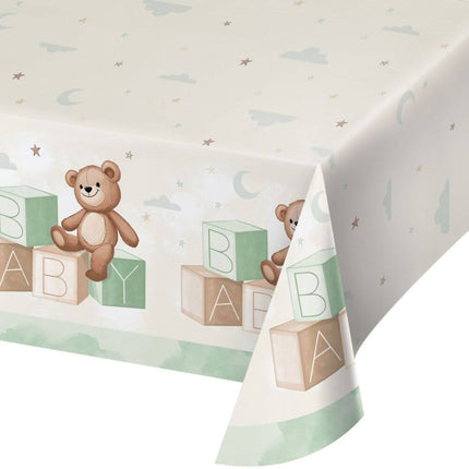 Teddy Bear All Over Print Paper Tablecover - SKU:368276 - UPC:039938982287 - Party Expo