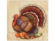 Thanksgiving Splendor - Beverage Napkins (16ct) - SKU:325157 - UPC:039938424480 - Party Expo