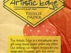 The Artistic Edge Diecut Tissue Paper (6ct) - SKU:9898 - UPC:081855830011 - Party Expo