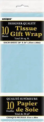 Tissue Paper - Baby Blue (10ct) - Party Expo
