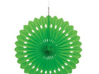 Tissue Paper Fan Decoration - Lime Green - SKU:64264 - UPC:011179642649 - Party Expo