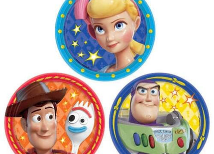 Toy Story 4 - 7" Dessert Paper Plates (8ct) - SKU:542367.99 - UPC:192937037553 - Party Expo