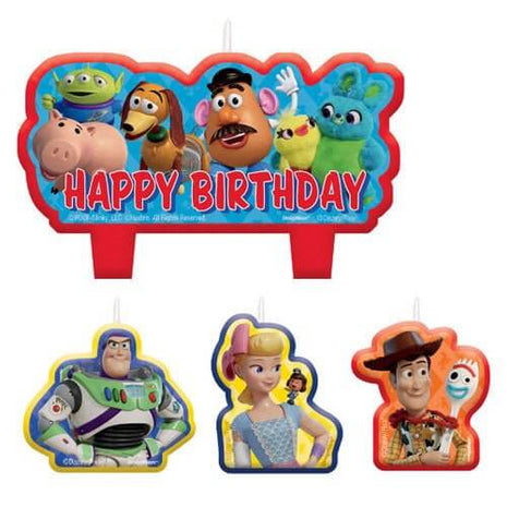 Toy Story 4 - Birthday Candle - SKU:170599 - UPC:192937038420 - Party Expo