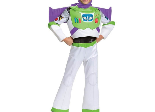 Toy Story 4 - Buzz Light-Year Deluxe Costume - M (7-8) - SKU:23585K - UPC:039897930848 - Party Expo