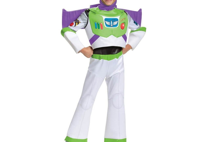 Toy Story 4 - Buzz Light-Year Deluxe Costume - S (4-6) - SKU:23585L - UPC:039897519173 - Party Expo