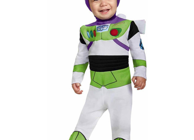 Toy Story 4 - Buzz Light-Year Deluxe Costume - Infant (6-12 Months) - SKU:85605V - UPC:039897856056 - Party Expo