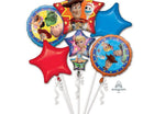 Toy Story 4 - Mylar Balloon Bouquet - SKU:97740 - UPC:026635395151 - Party Expo