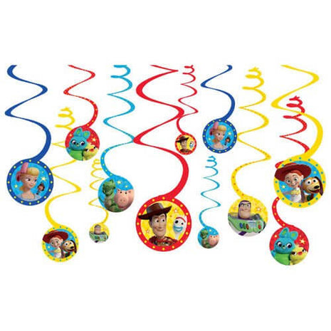 Toy Story 4 - Spiral Decoration - SKU:670907 - UPC:192937037478 - Party Expo