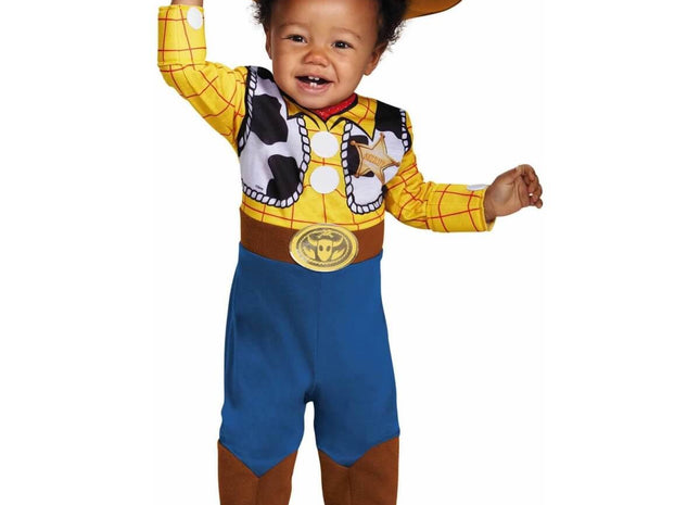 Toy Story 4 - Woody Deluxe Costume - Infant (6-12 Months) - SKU:85609V - UPC:039897856094 - Party Expo