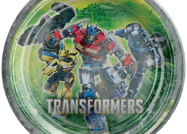 Transformers 9" Plate - SKU:552921 - UPC:192937420119 - Party Expo