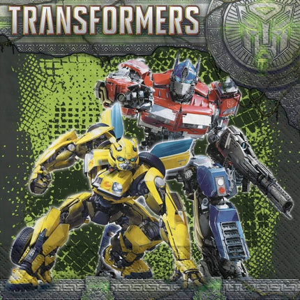 Transformers Lunch Napkins - SKU:512921 - UPC:192937420133 - Party Expo