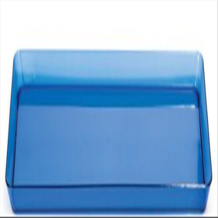 Translucent Blue Serving Tray - 6" x 15.5" - SKU:179428 - UPC:039938101879 - Party Expo