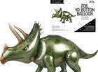 Triceratops Dinosaur 4D Button Air Inflate - SKU:LF-42003 - UPC:099996047892 - Party Expo