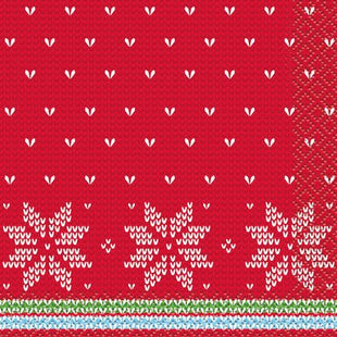 Ugly Sweater - Christmas Beverage Napkins (16ct) - SKU:72901 - UPC:011179729012 - Party Expo