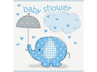 Umbrellaphants Blue Invites - SKU:41714 - UPC:011179417148 - Party Expo