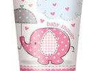 Umbrellaphants Pink 9oz Cups - SKU:41656 - UPC:011179416561 - Party Expo