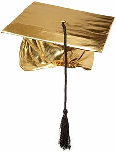 Unisex-Adult's Graduation Cap - Gold - SKU:78-4690GD - UPC:057543886905 - Party Expo