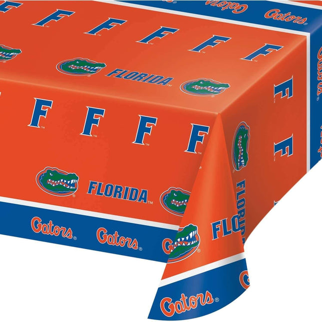University of Florida Gators Plastic Tablecover - SKU:724698 - UPC:039938016036 - Party Expo