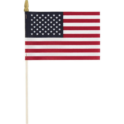 USA Cloth Flags - 4" X 6" - SKU:04263B - UPC:039938019594 - Party Expo