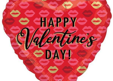 Valentine Kisses Mylar Balloon - SKU:4636802 - UPC:026635463683 - Party Expo