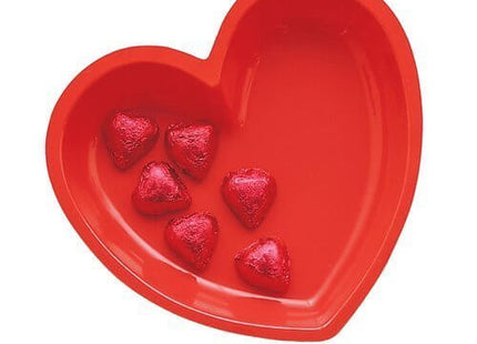 Valentine Red Heart Plastic Tray - SKU:050757 - UPC:073525056432 - Party Expo