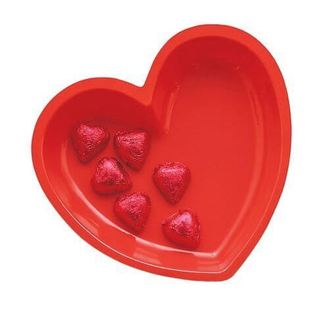 Valentine Red Heart Plastic Tray - SKU:050757 - UPC:073525056432 - Party Expo